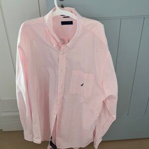 Nautica Men's Light Pink Casual Shirt